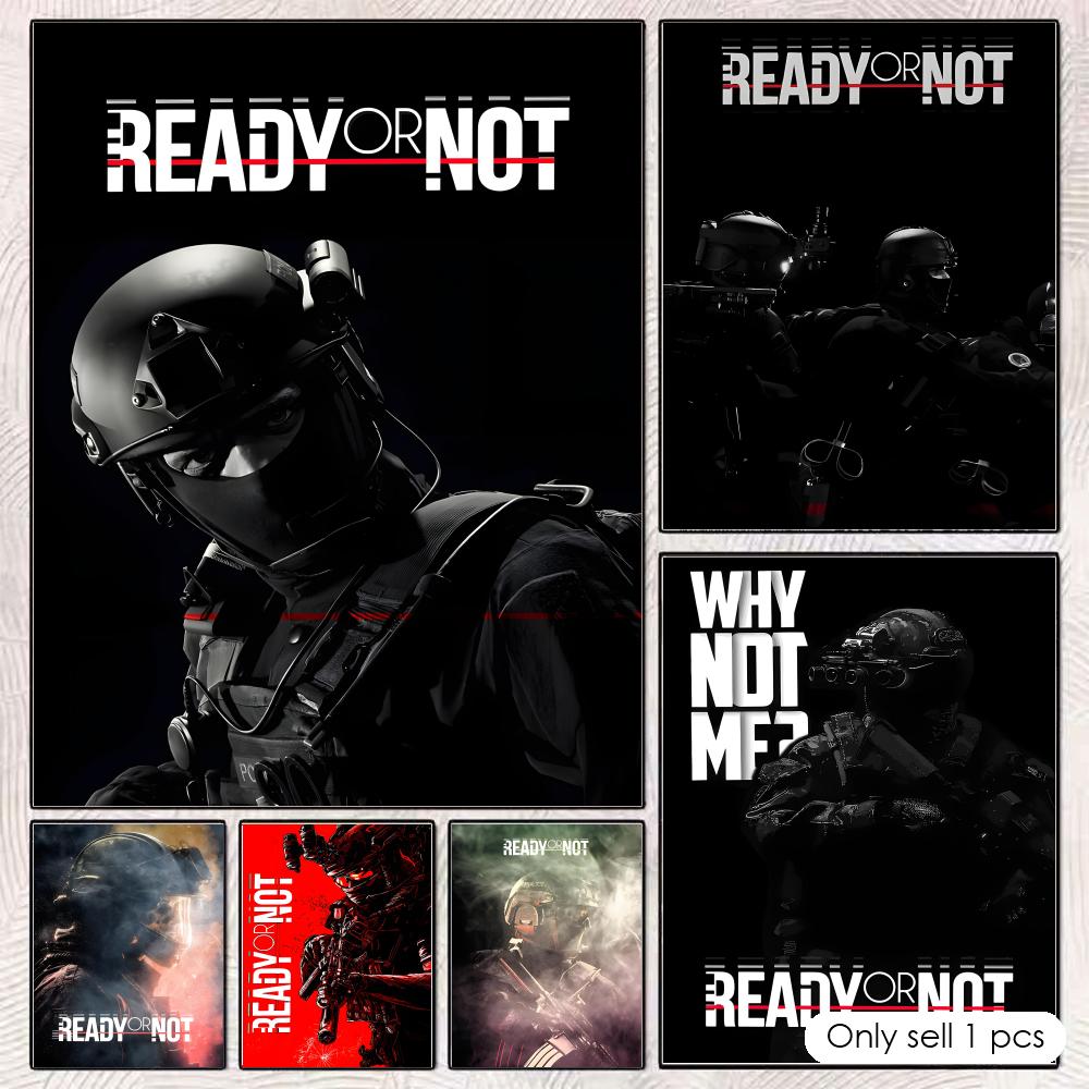 Esports Or Gaming - R-Ready or N-NotS Poster HD Wanddekoration,
