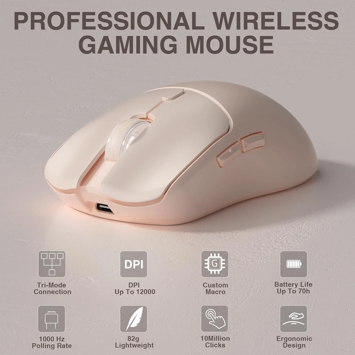 Gaming Esports Esports - AULA SC580X Tri-Mode Kabellose Gaming-Maus 12000DPI