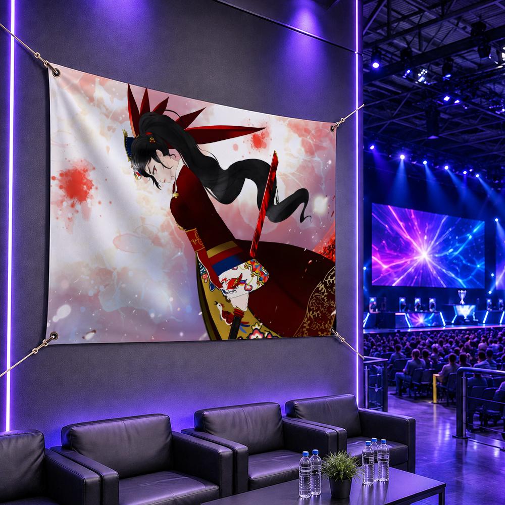Esports Gaming Banner - Beliebte Anime-T-Tower-of-GodS-Flaggen, Gaming-Esports-Wandbanner, Gamer-Zimmer, Schlafzimmer, Party-Dekoration,