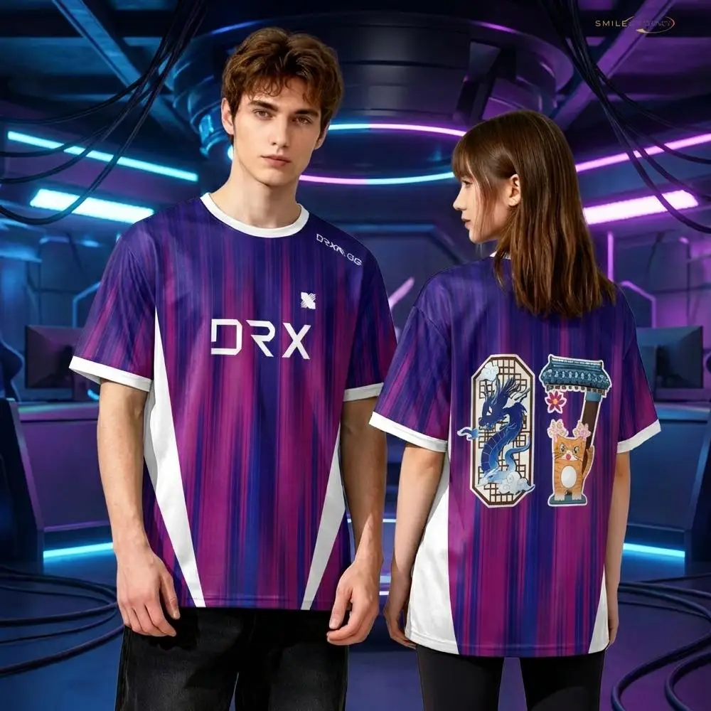 Esports Gaming Top - DRX 2026 Neues Esports-Team-Uniform-T-Shirt Ein unverzichtbares