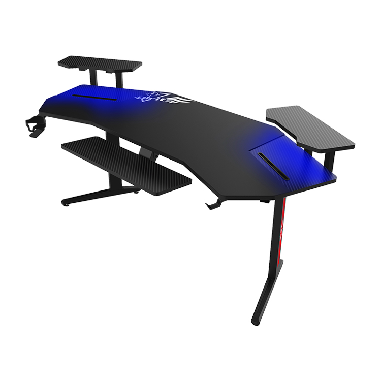 Gaming Esports Esports - 70-Zoll Großer RGB LED-Beleuchteter E-Sports Computer-Gaming-Schreibtisch