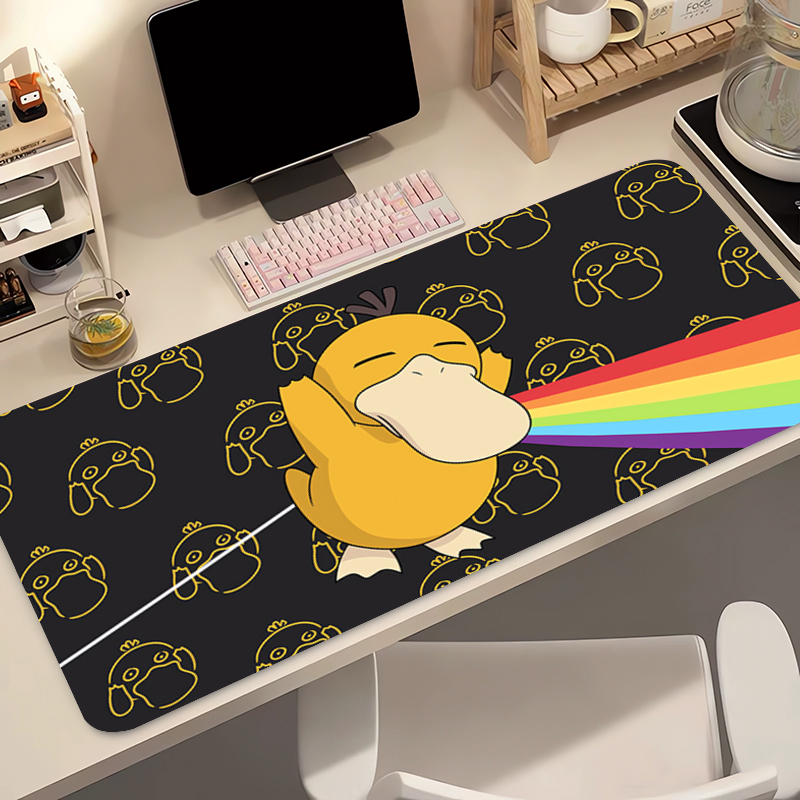 Esports Gaming Desk - Mauspad aus Naturkautschuk, Pokemon Psyduck, Notizbuch,