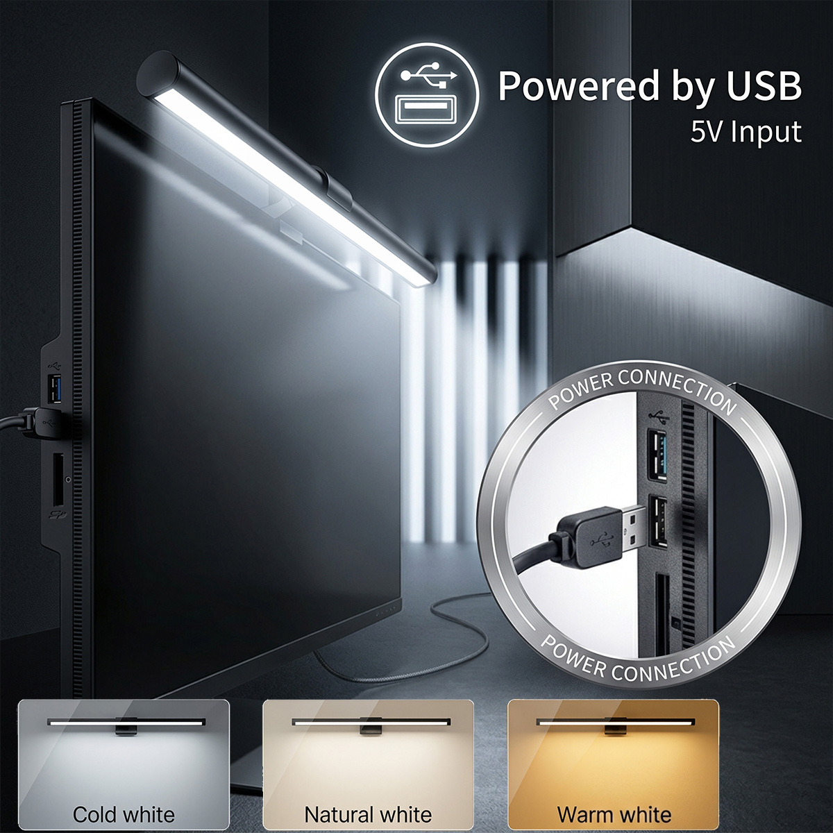 USB-betriebene LED-Computerbil – Esports Gaming Desk Bewertung und Preis