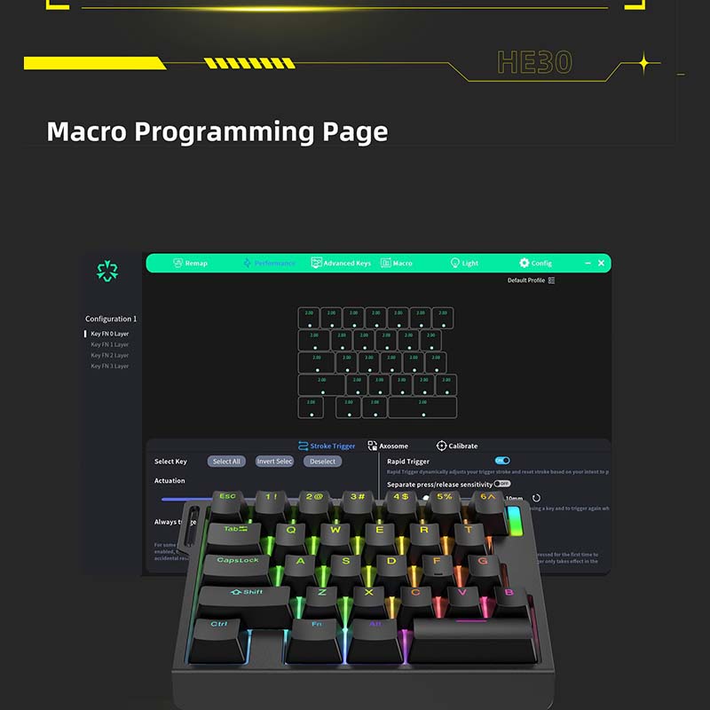 HE30 Mechanische Gaming-Tastat – Gaming Esports Esports Bewertung und Preis