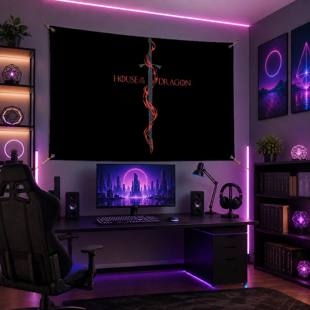 Berühmte Clan H-House Targarye – Esports Gaming Banner Bewertung und Preis