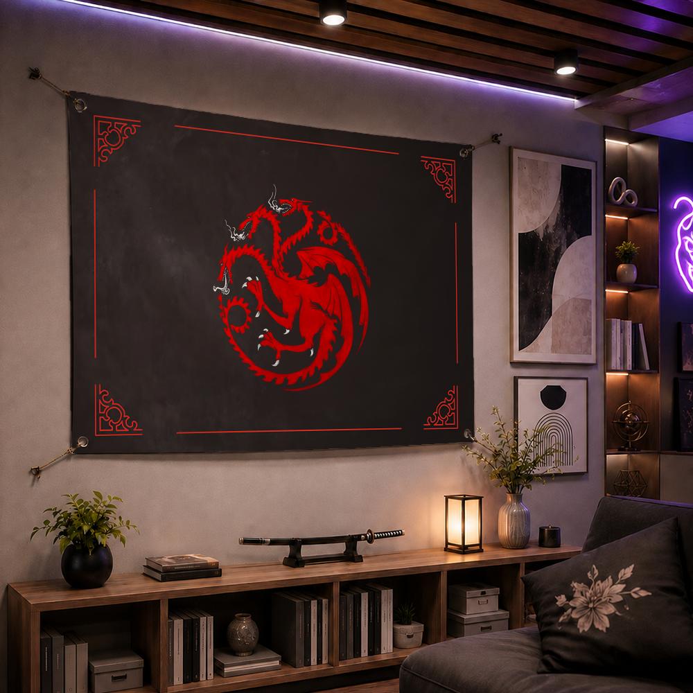 Berühmte Clan H-House Targarye – Esports Gaming Banner Bewertung und Preis