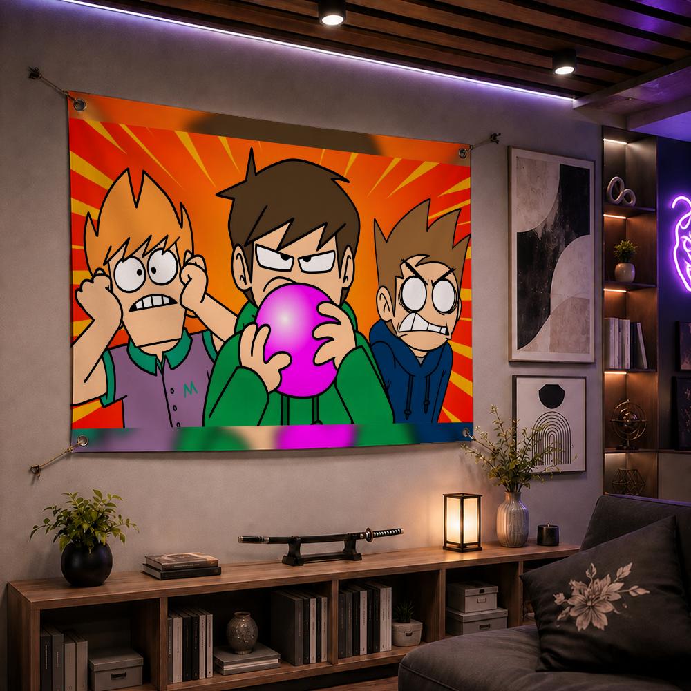 Beliebte Cartoon E-EddsworldS  – Esports Gaming Banner Bewertung und Preis