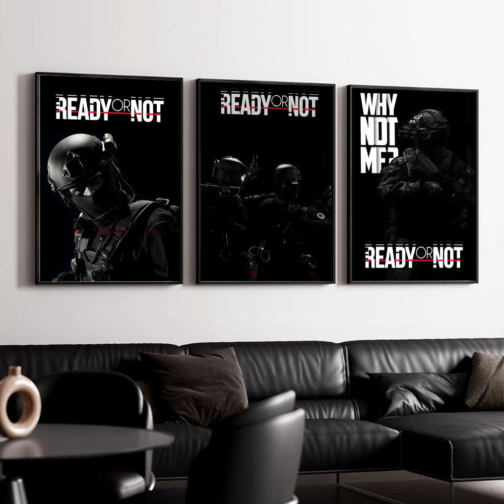 R-Ready or N-NotS Poster HD Wa – Esports Or Gaming Bewertung und Preis