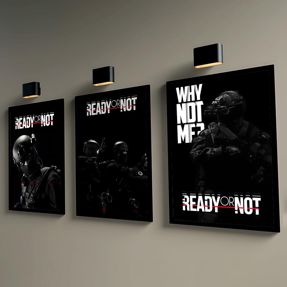 R-Ready or N-NotS Poster HD Wa – Esports Or Gaming Bewertung und Preis