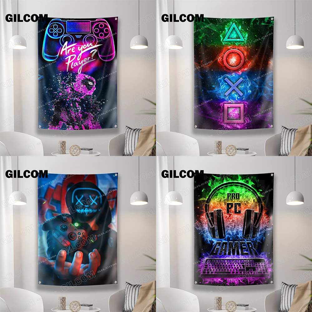 Gaming Room Flag Cool Punk Sty – Esports Gaming Banner Bewertung und Preis